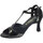 Chaussures Femme Sandales sport Vitiello Dance Shoes 324 camoscio vernice nero forma Noir