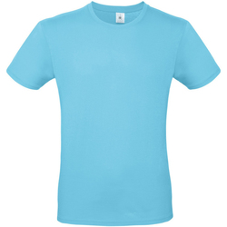 Vêtements Homme T-shirts manches courtes B And C TU01T Bleu clair