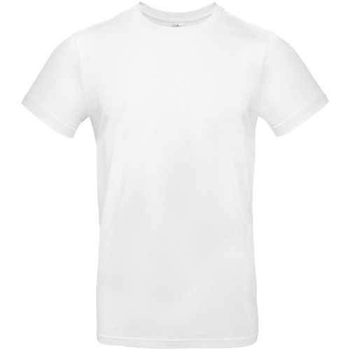 Vêtements Homme T-shirts aus longues B And C TU03T Blanc
