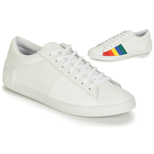 Chaussures Femme Baskets basses Walk In The City FLAG Blanc / Multicolore