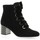 Chaussures Femme Boots Adele Dezotti Boots cuir velours Noir