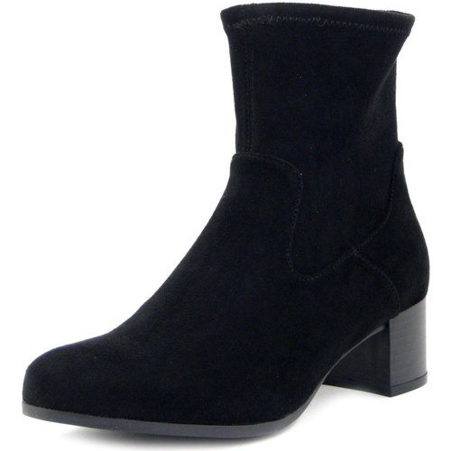 Chaussures Femme Boots Caprice Lampes de bureau, Tissu Extensible - 25316 Noir