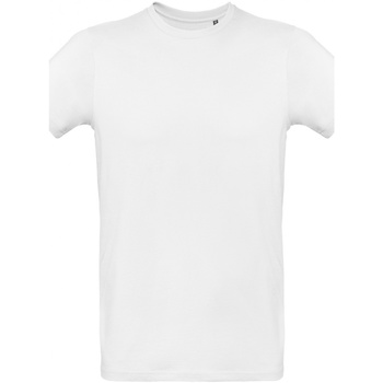 Vêtements Homme T-shirts manches longues B And C TM048 Blanc