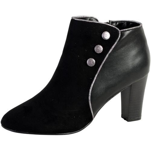 Chaussures Femme Boots Enza Nucci Bottine QL3429 Noir