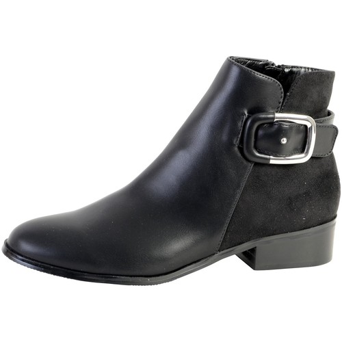 Chaussures Femme Boots Enza Nucci Bottines QL3436 Noir