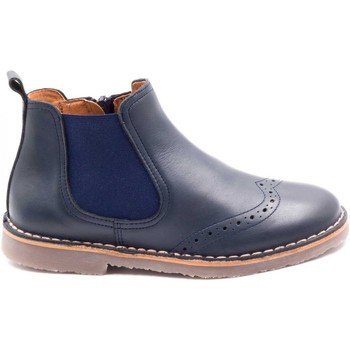 Chaussures Enfant Boots Boni & Sidonie BONI MALO  - Boots, bottines & bottes garcon Bleu Marine