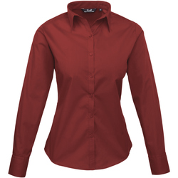 Vêtements Femme Chemises / Chemisiers Premier PR300 Bordeaux