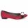 Chaussures Femme Ballerines / babies Alberto Gozzi CAMOSCIO RUBINO Rosso