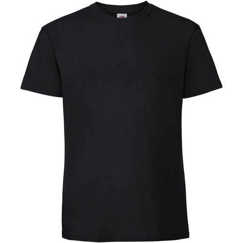 Vêtements Homme T-shirts manches longues Fruit Of The Loom 61422 Noir