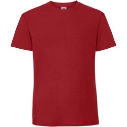 Vêtements Homme T-shirts wearing manches courtes Fruit Of The Loom 61422 Rouge