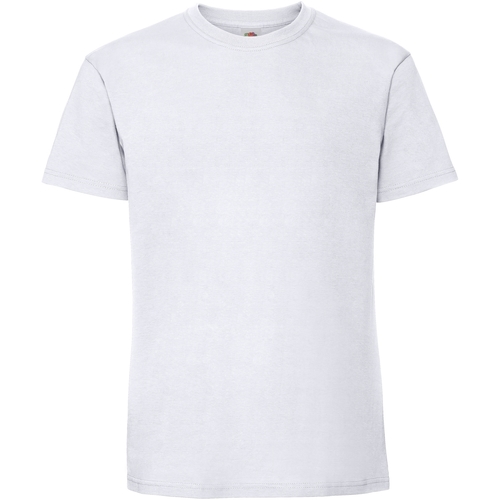 Vêtements Homme T-shirts manches longues Fruit Of The Loom Premium Blanc