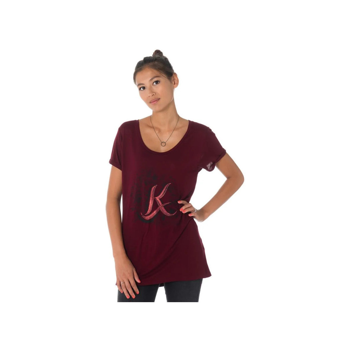 Vêtements Femme Débardeurs / T-shirts sans manche Kaporal GRAVY RAISIN Rouge