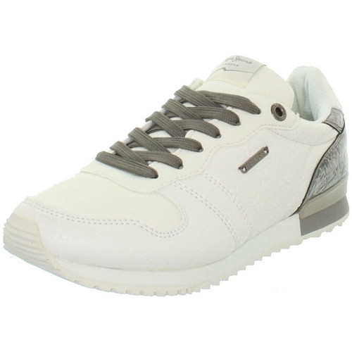 Chaussures Femme Baskets basses Pepe jeans Baskets  ref_pep44139 Blanc Blanc