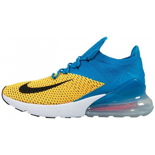 Nike AIR MAX 270 FLYKNIT Jaune - Chaussures Baskets basses Homme 129,60 €