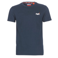Vêtements Homme T-shirts manches courtes Superdry ORANGE LABEL VINTAGE EMB TEE Marine