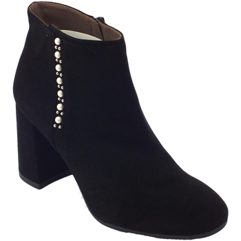Chaussures Femme Low Match boots NeroGiardini A806925DE Capra Scam. Noir