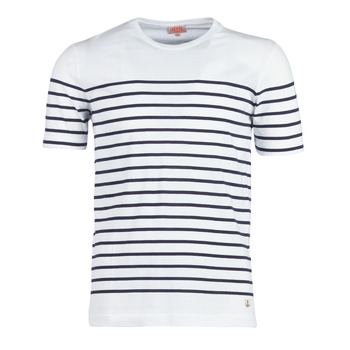Vêtements Homme T-shirts manches courtes Armor Lux ETEL Blanc / Marine
