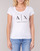 Vêtements Femme T-shirts manches courtes Armani Exchange HELIAK Blanc