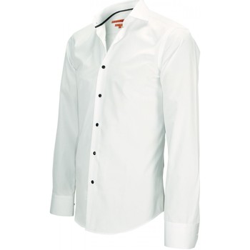 Andrew Mc Allister chemise col italien harry blanc Beige
