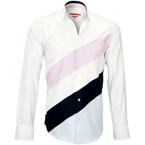 Vêtements Homme Chemises manches longues Andrew Mc Allister chemise mode third blanc Blanc