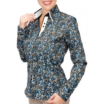Vêtements Femme Chemises / Chemisiers Andrew Mc Allister chemise double col penny bleu Bleu