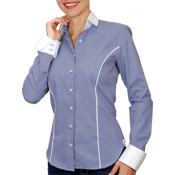 Vêtements Femme Chemises / Chemisiers Andrew Mc Allister chemise a col blanc chester bleu Bleu