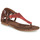 Chaussures Femme Sandales et Nu-pieds Desigual SHOES_LUPITA_LOTTIE Cognac / Rouge