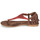 Chaussures Femme Sandales et Nu-pieds Desigual SHOES_LUPITA_LOTTIE Cognac / Rouge