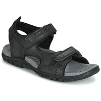 Chaussures Homme Sandales sport Geox UOMO SANDAL STRADA Noir