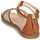 Chaussures Fille Sandales et Nu-pieds Geox J SANDAL KARLY GIRL Camel / Doré