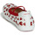 Chaussures Fille Ballerines / babies Geox J KILWI GIRL Blanc / Rouge