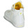 Chaussures Fille Baskets montantes Geox JR CIAK GIRL Blanc / fleurs Jaunes