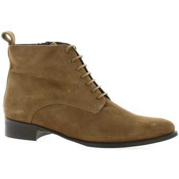 Chaussures Femme Emmy Boots Vidi Studio Emmy Boots cuir velours Camel