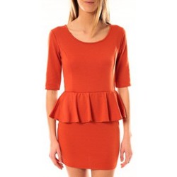 Vêtements Femme Robes Tcqb Robe Moda Fashion Orange Orange