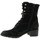 Chaussures Femme Boots Pao Rangers cuir velours Noir