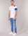 Vêtements Homme T-shirts manches courtes Le Coq Sportif ESS Tee SS N°10 M Blanc / Rouge / Bleu