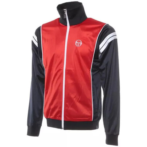 Vêtements Homme abstract-print zip-up bomber jacket Black Sergio Tacchini SCIROCCO Rouge