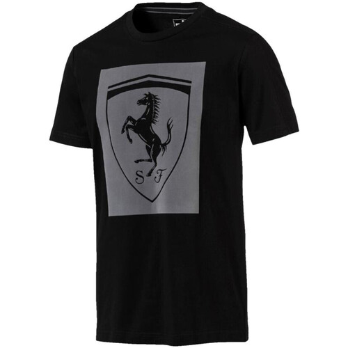 Vêtements Homme T-shirts & Polos Puma FERRARI BIG SHIELD Noir