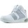 Chaussures Enfant Baskets montantes Geox Lumières de bottes  JR XLED BOY Blanc