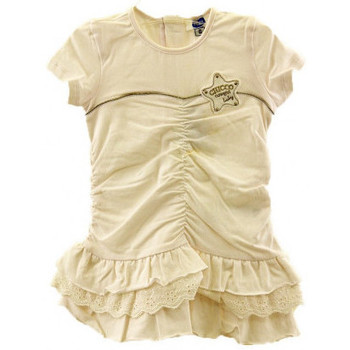 Vêtements Enfant Abercrombie & Fitch Gul t-shirt med ikonisk logga Vestito Blanc