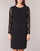 Vêtements Femme Robes courtes Lauren Ralph Lauren LACE PANEL JERSEY DRESS Noir
