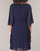 Vêtements Femme Robes courtes Lauren Ralph Lauren NAVY-3/4 SLEEVE-DAY DRESS Through Marine