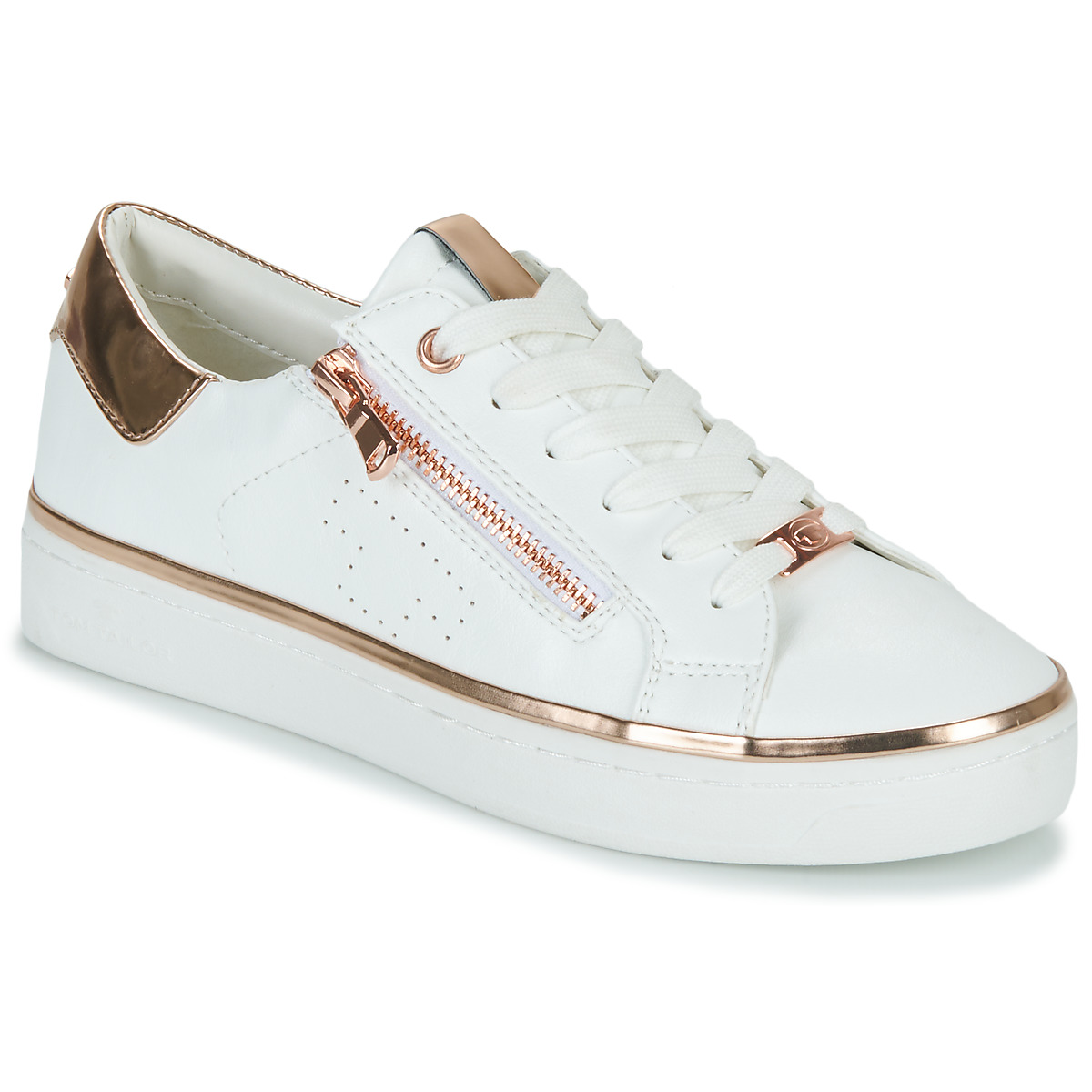 Chaussures Femme Baskets basses Tom Tailor 6992603-WHITE Kennel + Schmeng