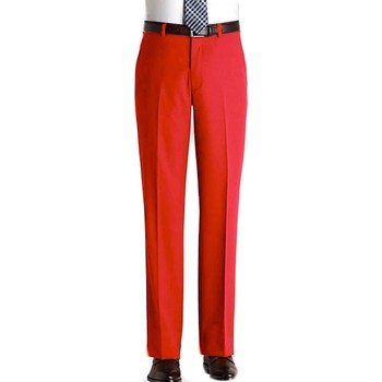 Vêtements Homme Pantalons de costume Kebello Pantalon en polyester Taille : H Rouge 38 Rouge