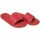 Chaussures Femme Tongs Lacoste L30 Slide Rouge