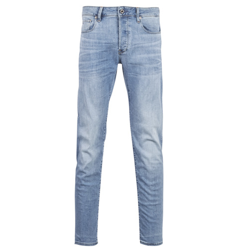 Jeans slim G-Star Raw 3302 SLIM Bleu Indigo Aged - Livraison Gratuite 