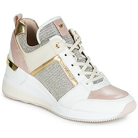 Chaussures Femme Baskets montantes MICHAEL Michael Kors GEORGIE Blanc / Rose / Doré