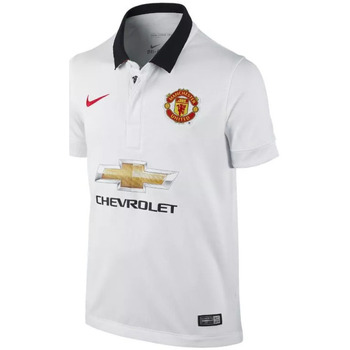 Vêtements Homme Polos manches courtes Nike Manchester United Stadium Away 2014/ Blanc