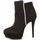 Chaussures Femme Boots Ilario Ferucci Bottines Fabienne Noir Noir