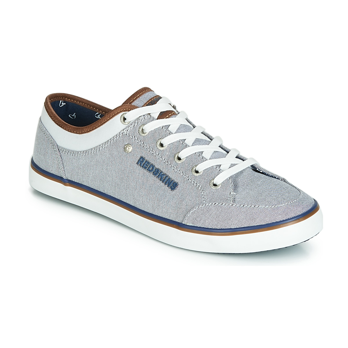 Chaussures Homme Baskets basses Redskins GALETI Gris / Blanc